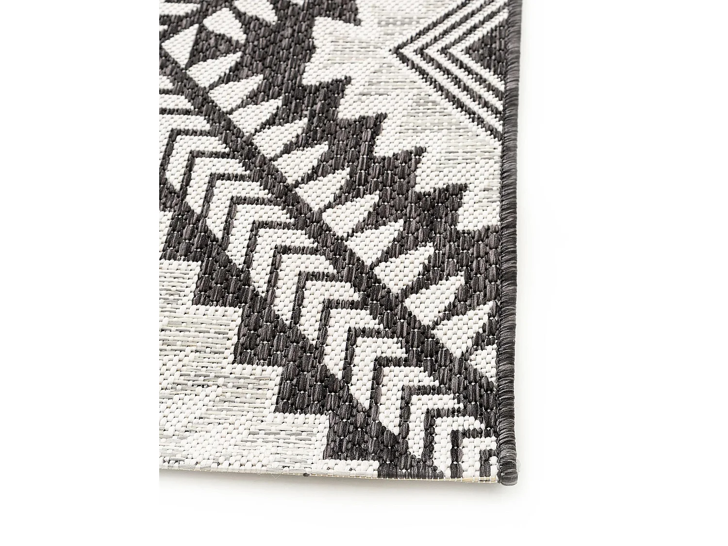 Tapis d'extérieur & intérieur Cleo Noir 120x170 cm