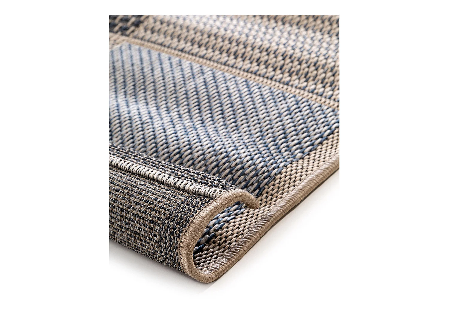 Tapis d'extérieur & intérieur River Bleu 160x230 cm