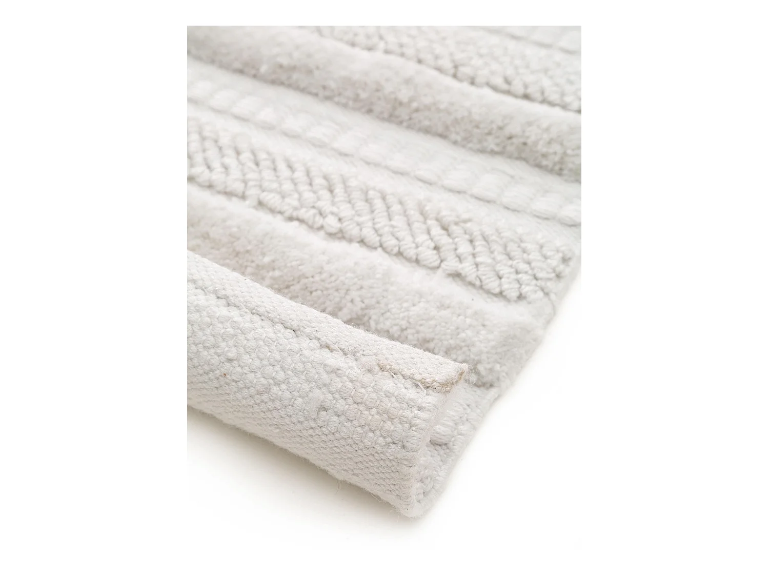 Tapis fabriqué à partir de matériaux recyclés Toni Ivory 160x230 cm