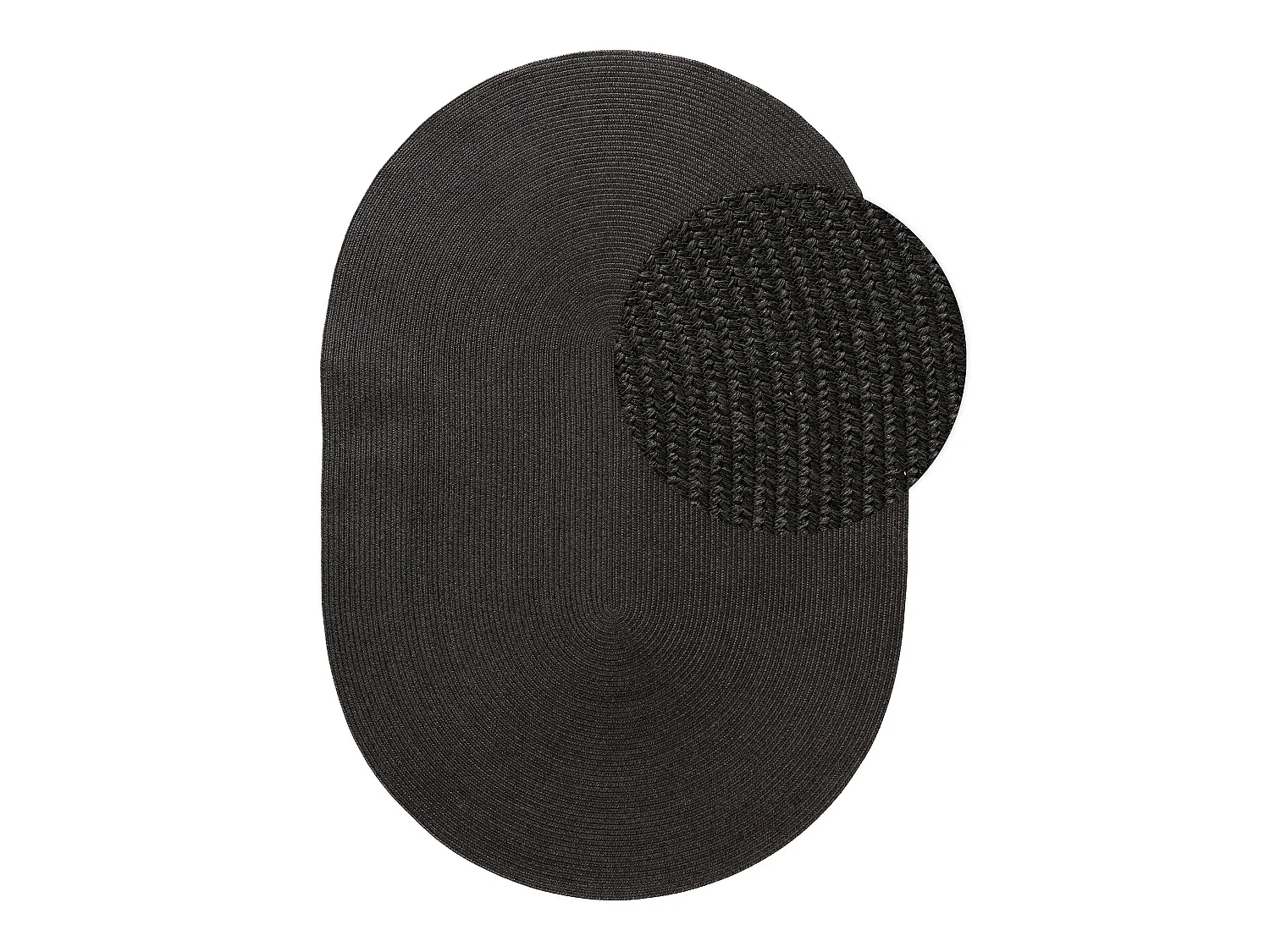 Tapis d'extérieur & intérieur Nandi Noir 120x170 cm