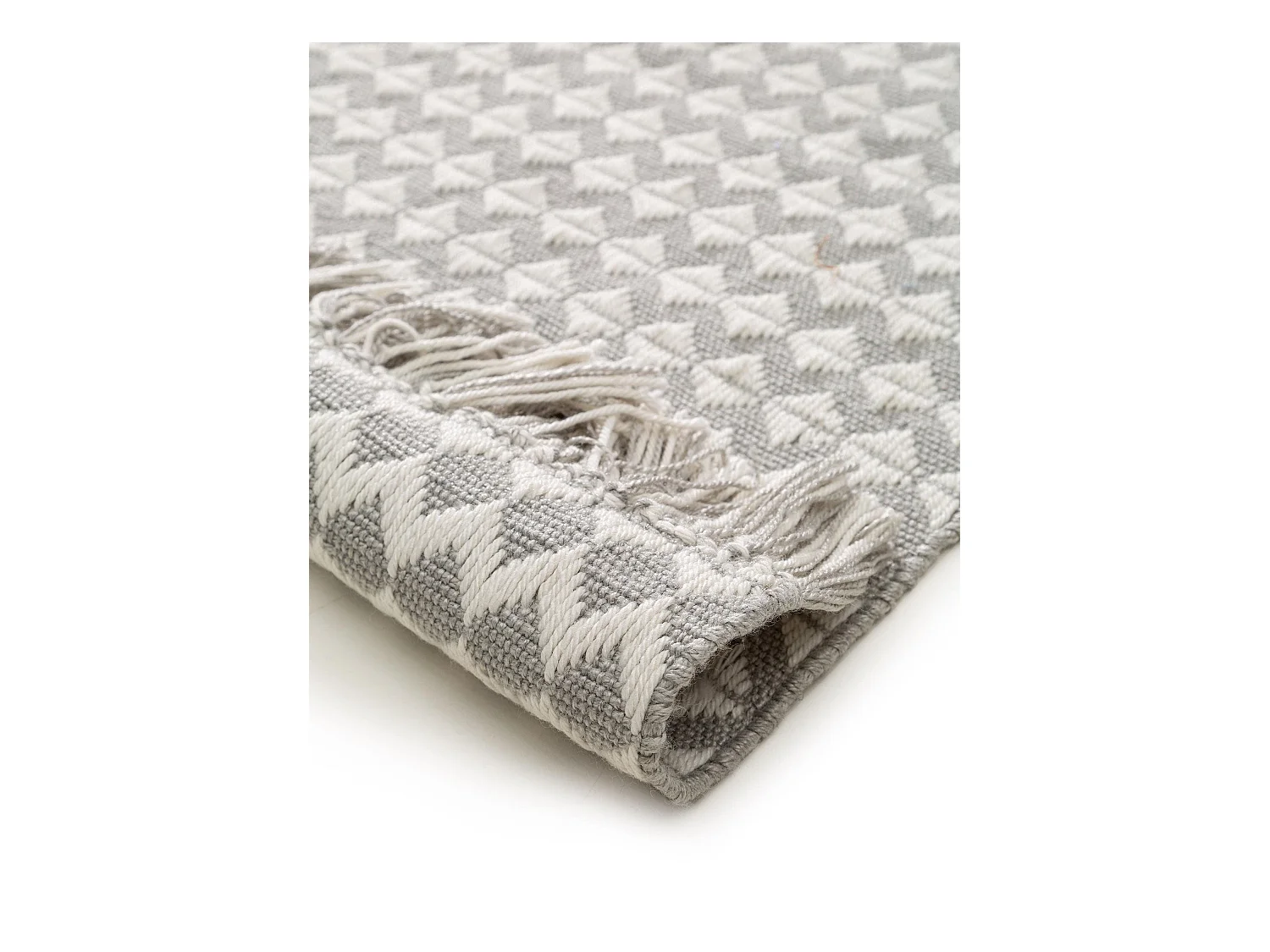 Tapis fabriqué à partir de matériaux recyclés Morty Gris 200x300 cm