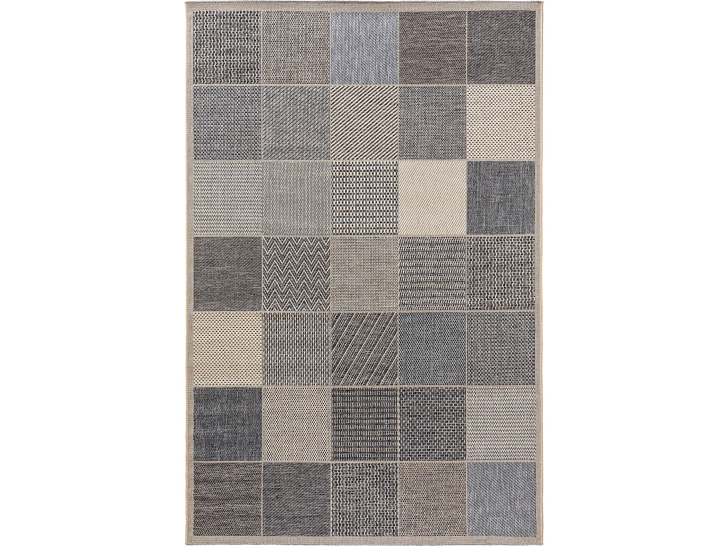 Tapis d'extérieur & intérieur River Bleu 200x285 cm