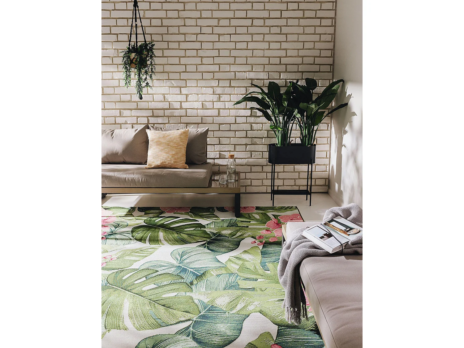 Tapis d'extérieur & intérieur Artis Multicouleur 160x235 cm