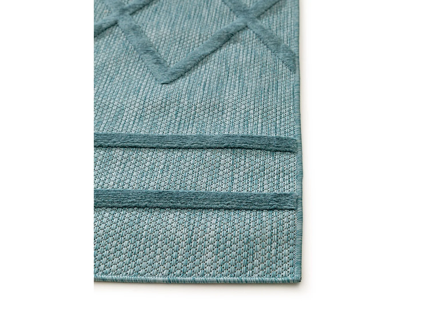 Tapis d'extérieur & intérieur Bonte Turquoise 120x170 cm