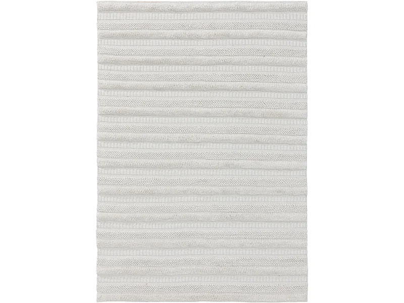 Tapis fabriqué à partir de matériaux recyclés Toni Ivory 120x170 cm