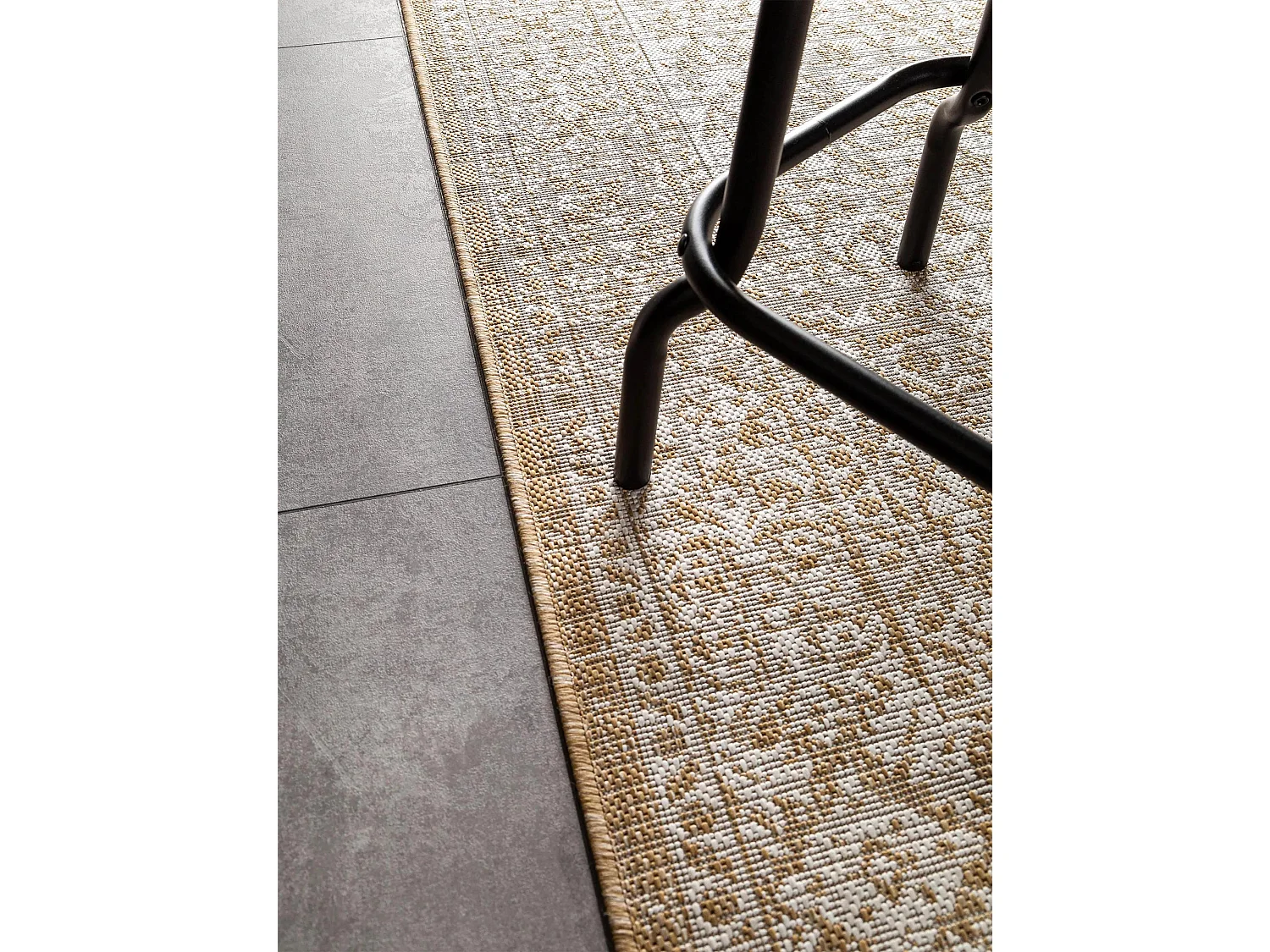 Tapis d'extérieur & intérieur Cleo Crème/Beige 200x290 cm