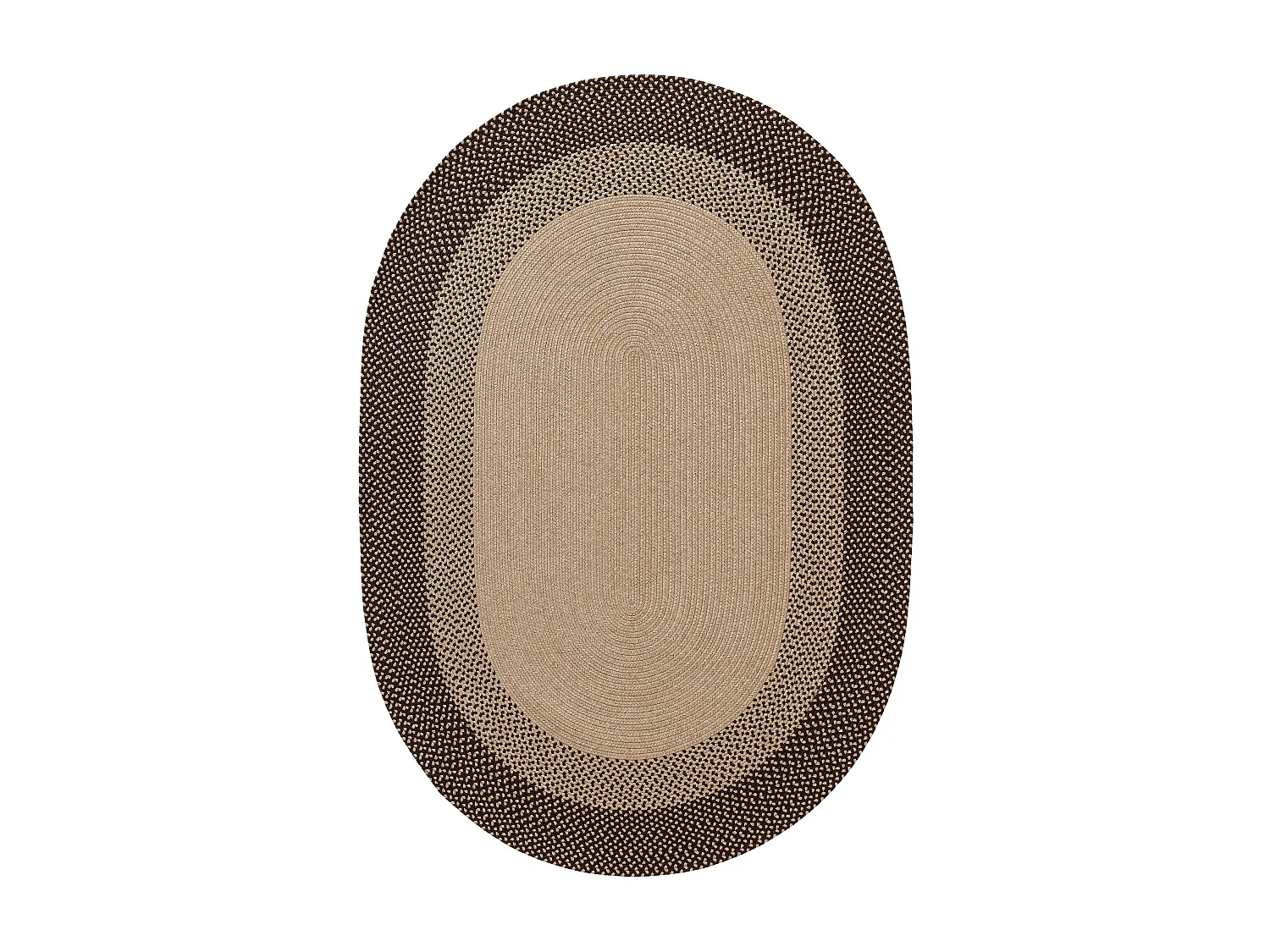Tapis d'extérieur & intérieur Nandi Marron 140x200 cm