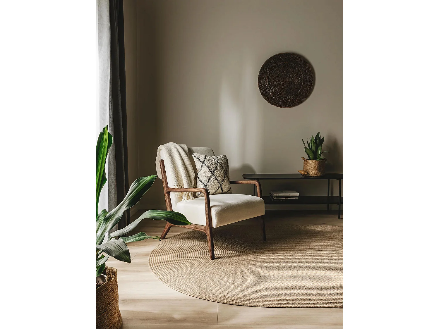Tapis d'extérieur & intérieur Nandi Beige 120x170 cm