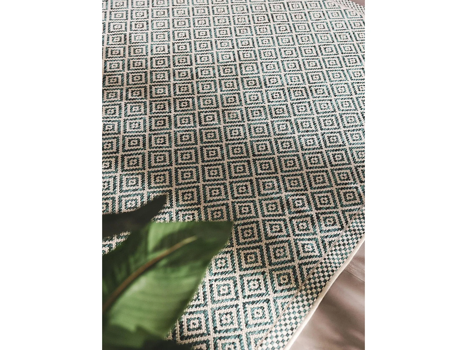Tapis d'extérieur & intérieur Cleo Bleu 200x290 cm