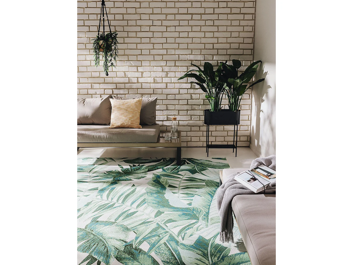 Tapis d'extérieur & intérieur Artis Vert 160x235 cm