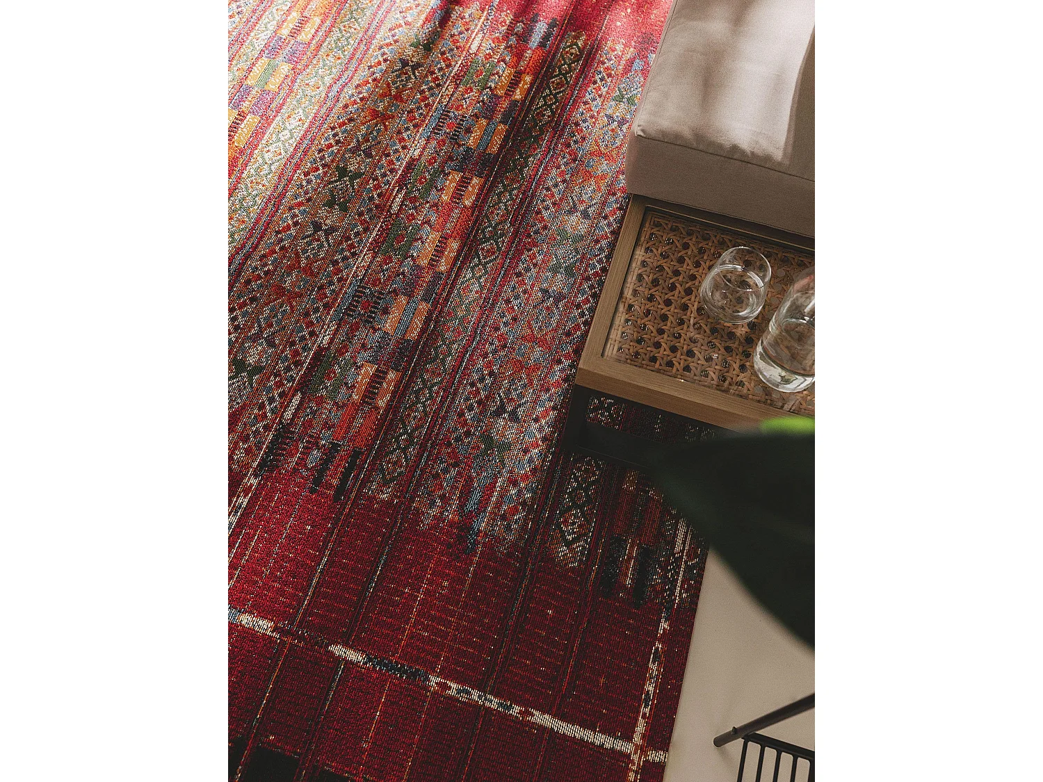 Tapis d'extérieur & intérieur Artis Multicouleur/Rouge 120x180 cm