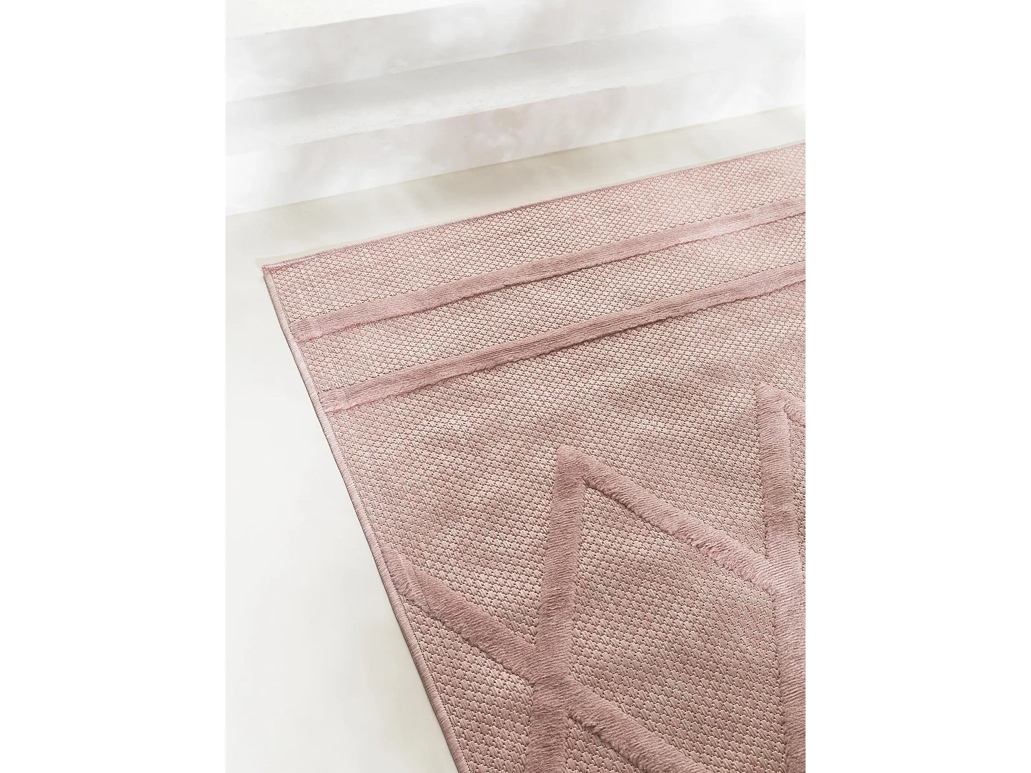 Tapis d'extérieur & intérieur Bonte Rose 80x150 cm