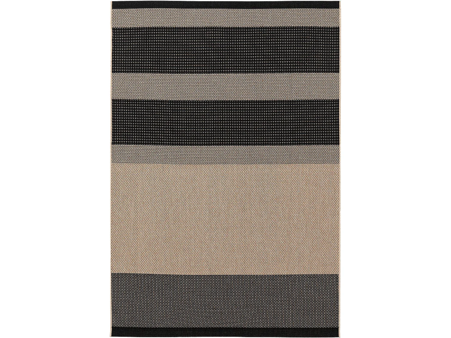 Tapis d'extérieur & intérieur Naoto Beige/Noir 120x170 cm