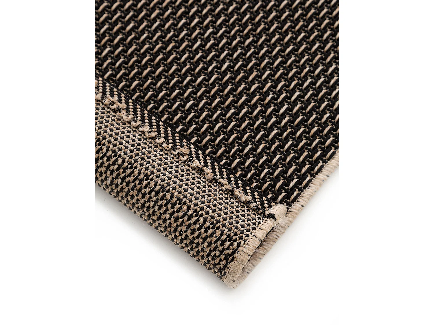 Tapis d'extérieur & intérieur Naoto Beige/Noir 120x170 cm