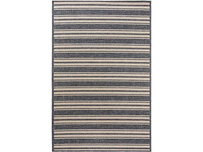 Tapis d'extérieur & intérieur River Beige/Bleu 100x150 cm