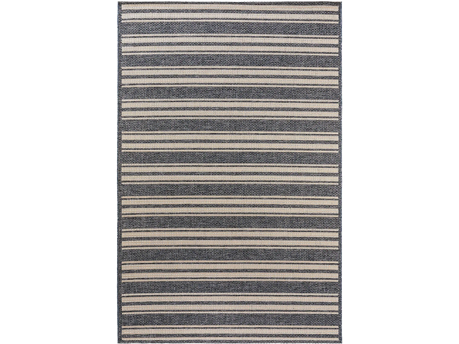 Tapis d'extérieur & intérieur River Beige/Bleu 100x150 cm