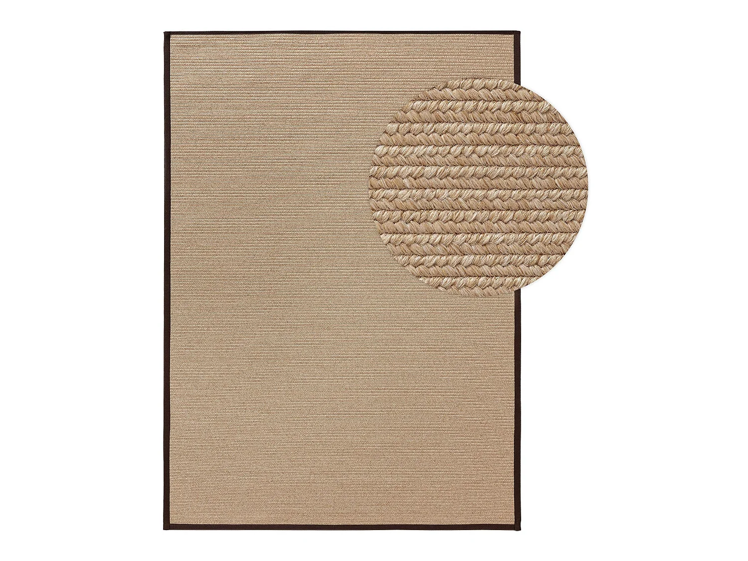Tapis d'extérieur & intérieur Nandi Beige 90x130 cm