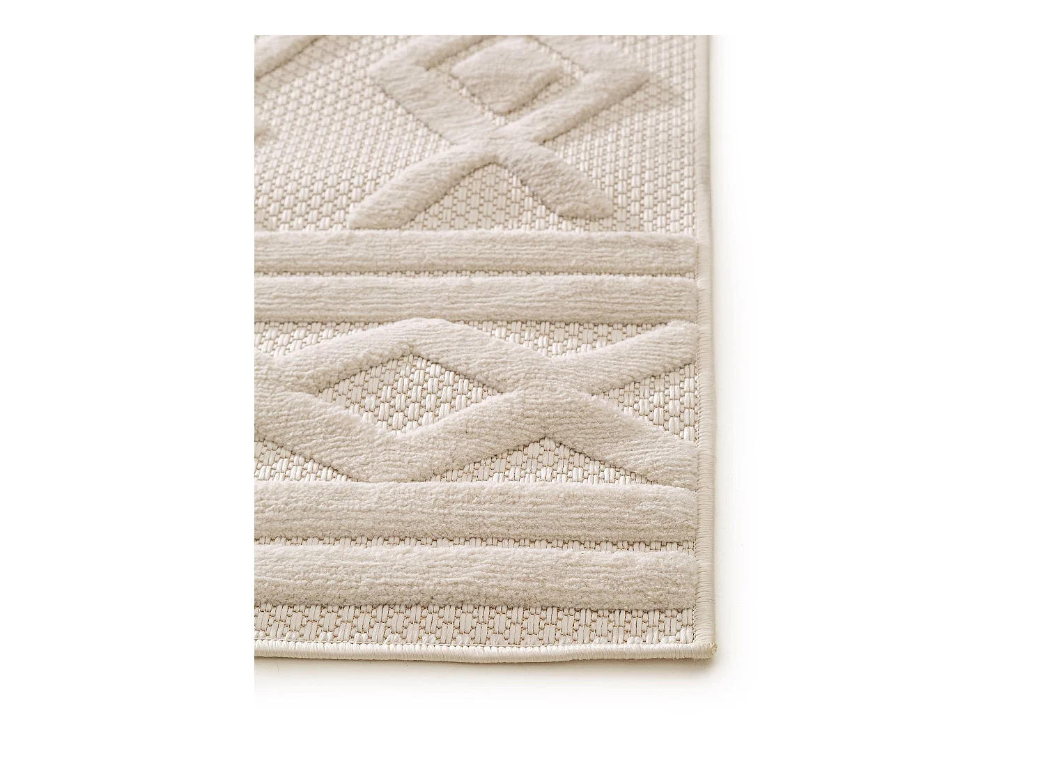 Tapis d'extérieur & intérieur Bonte Crème 200x290 cm