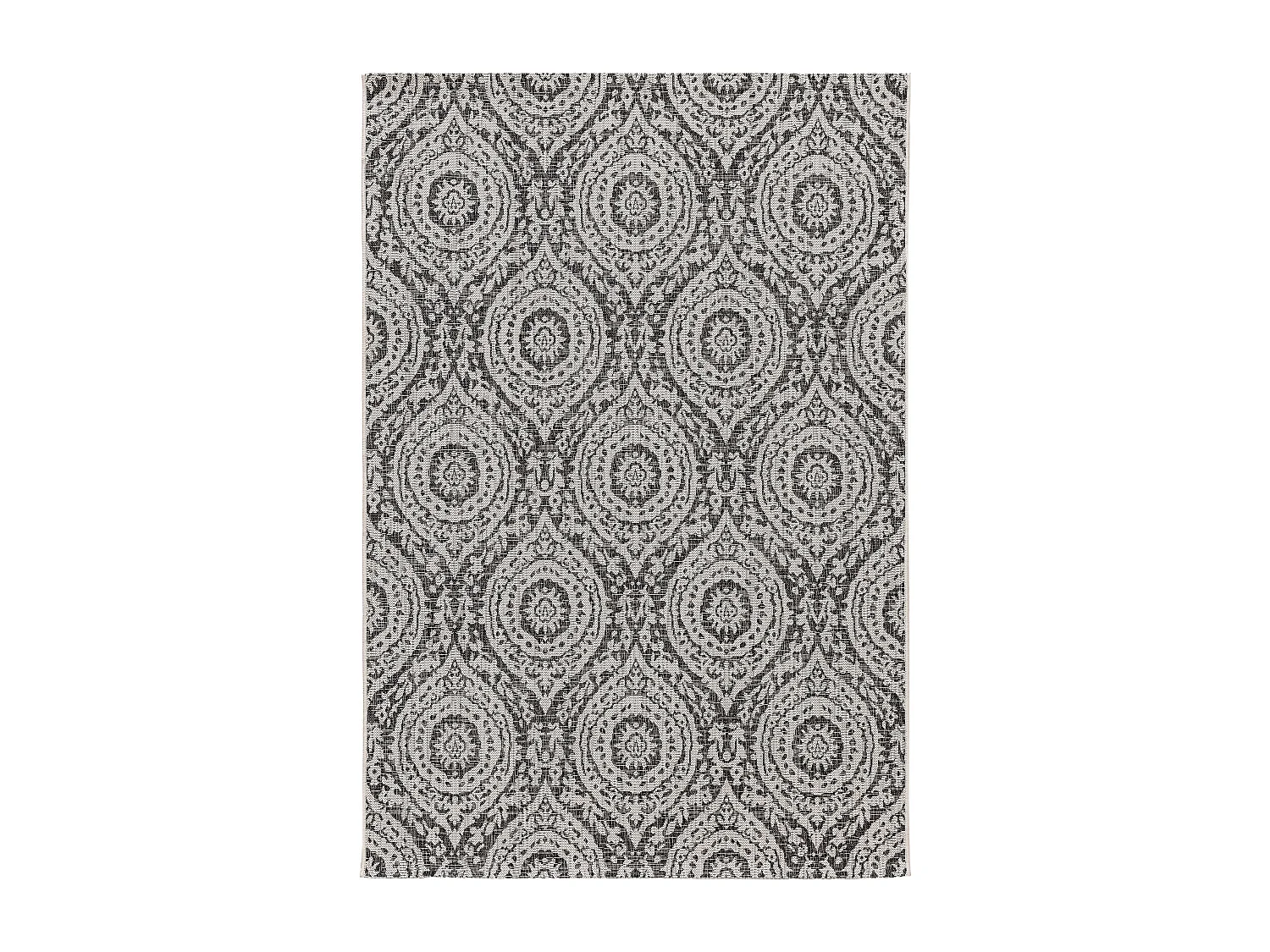 Tapis d'extérieur & intérieur Cleo Blanc & Noir 160x230 cm