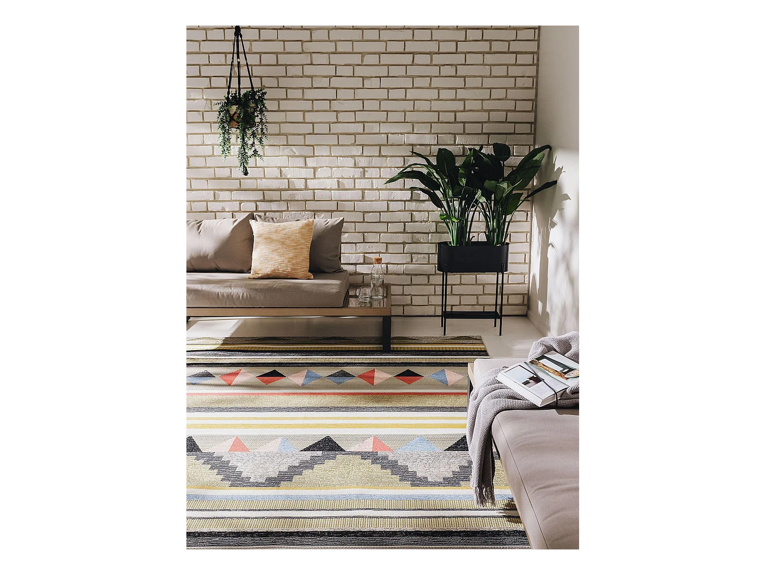 Tapis d'extérieur & intérieur Artis Multicouleur 200x285 cm