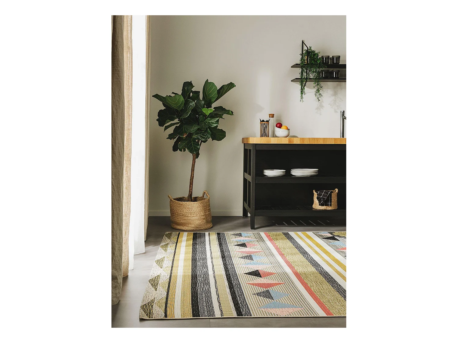 Tapis d'extérieur & intérieur Artis Multicouleur 200x285 cm