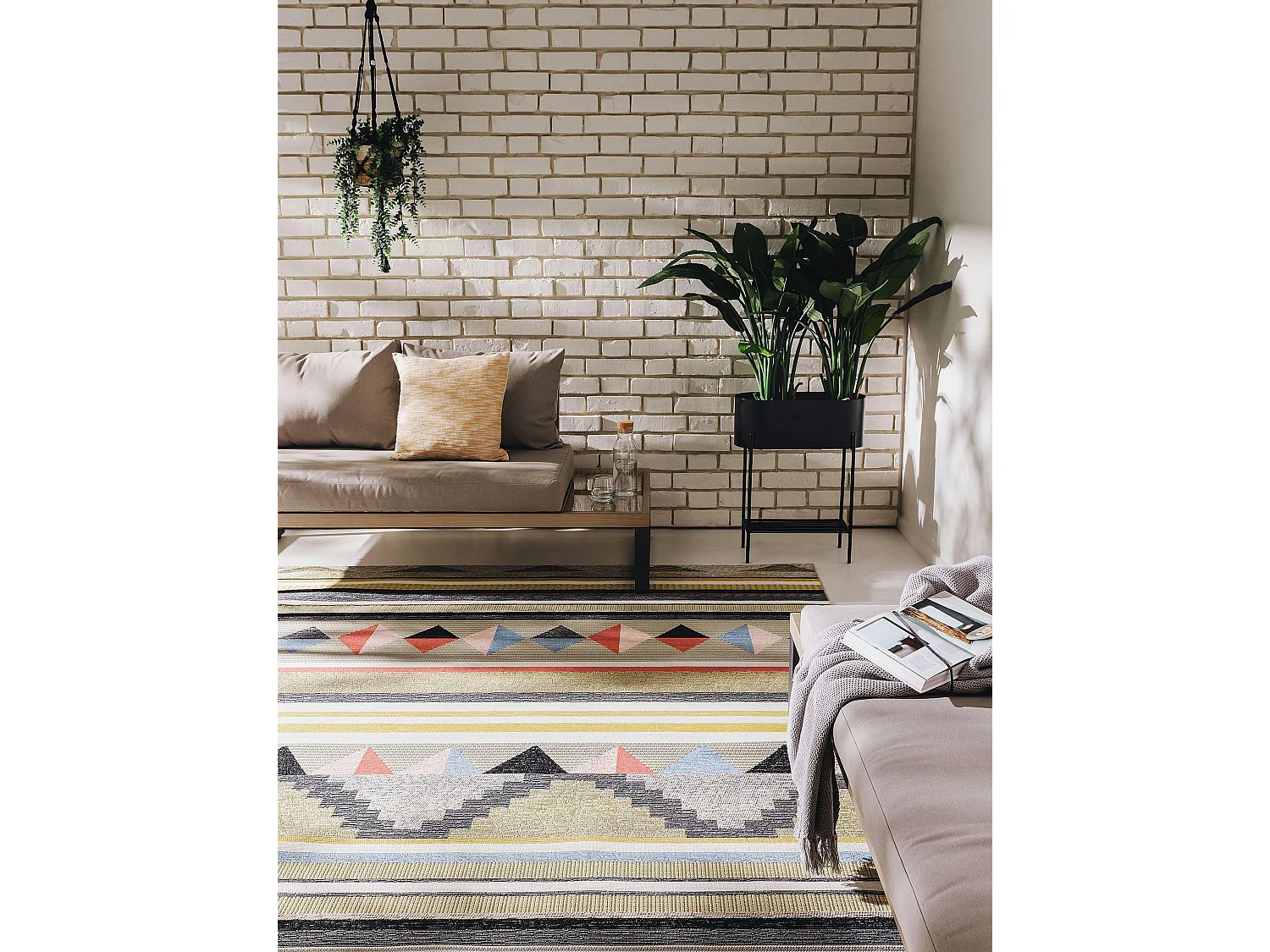 Tapis d'extérieur & intérieur Artis Multicouleur 200x285 cm