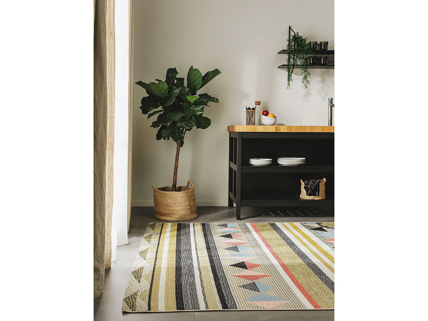 Tapis d'extérieur & intérieur Artis Multicouleur 200x285 cm