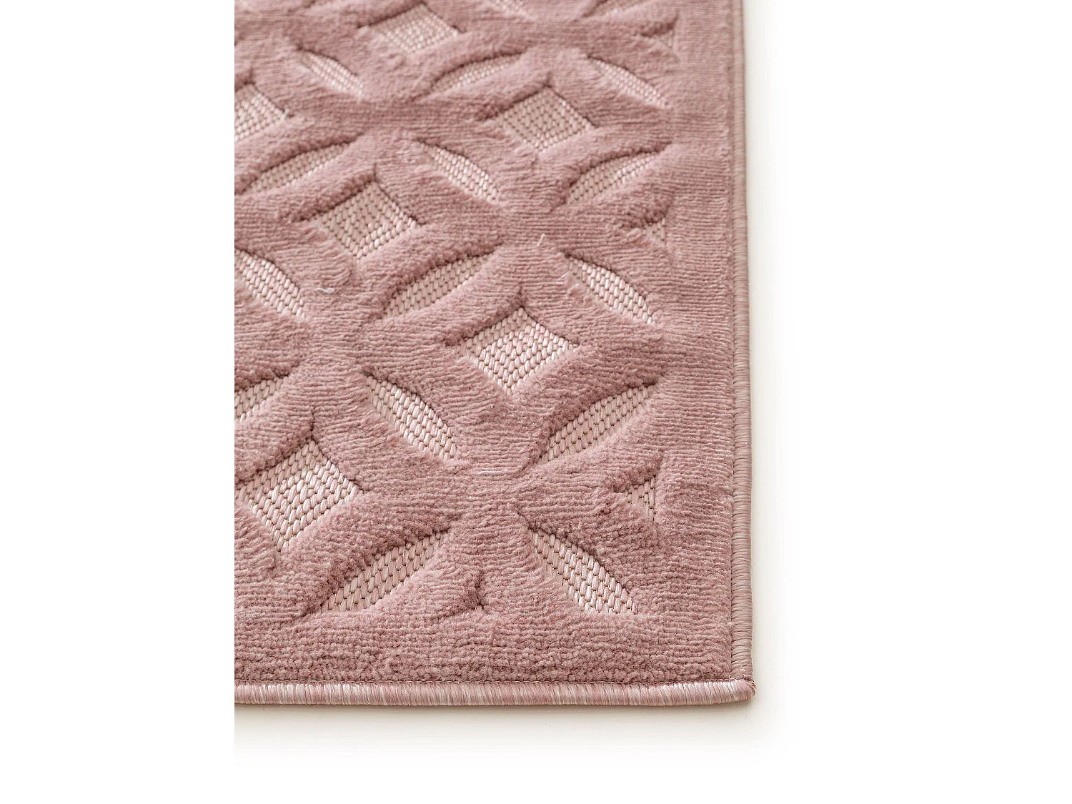 Tapis d'extérieur & intérieur Bonte Rose 80x150 cm