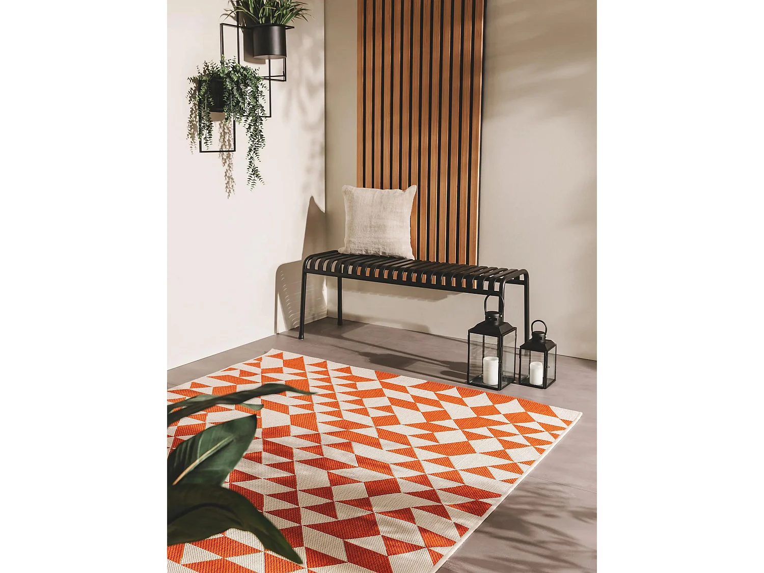 Tapis d'extérieur & intérieur Cleo Orange 300x400 cm