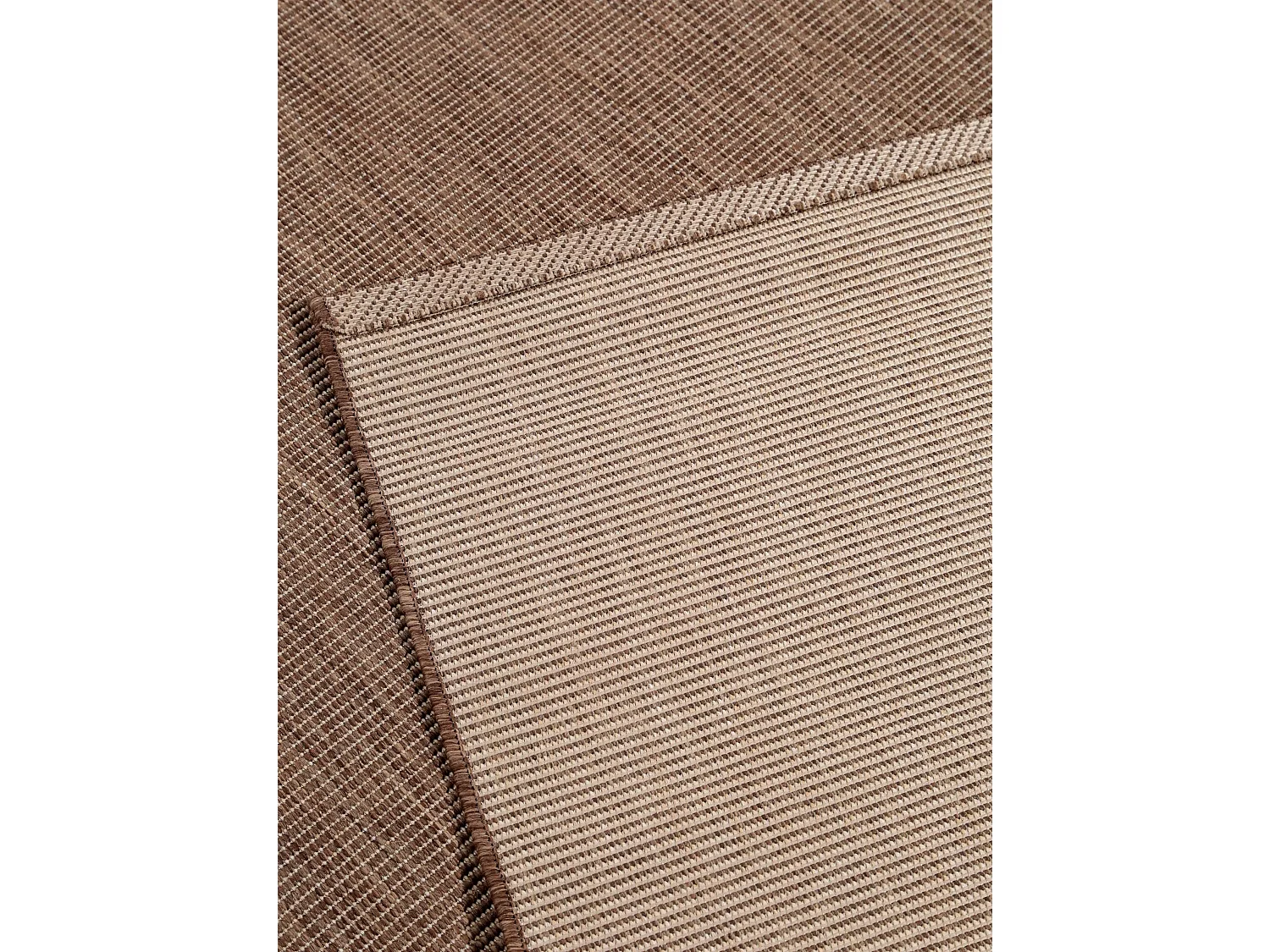 Tapis d'extérieur & intérieur Metro Marron 80x150 cm