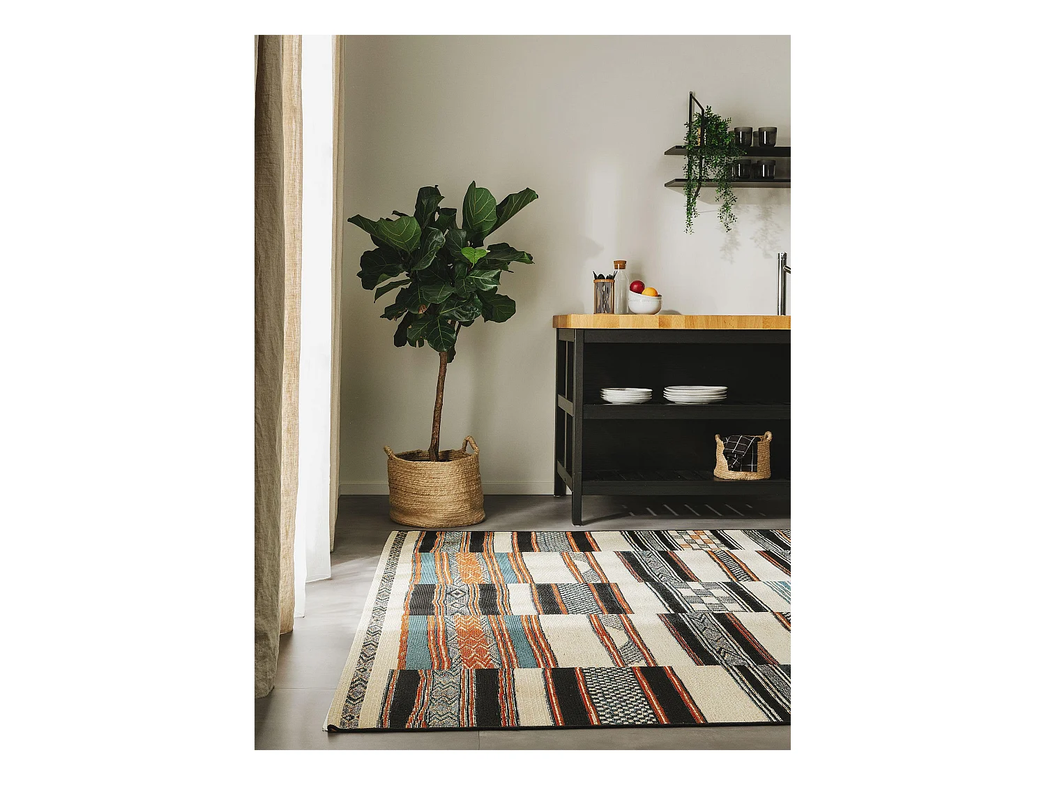 Tapis d'extérieur & intérieur Artis Multicouleur 200x285 cm