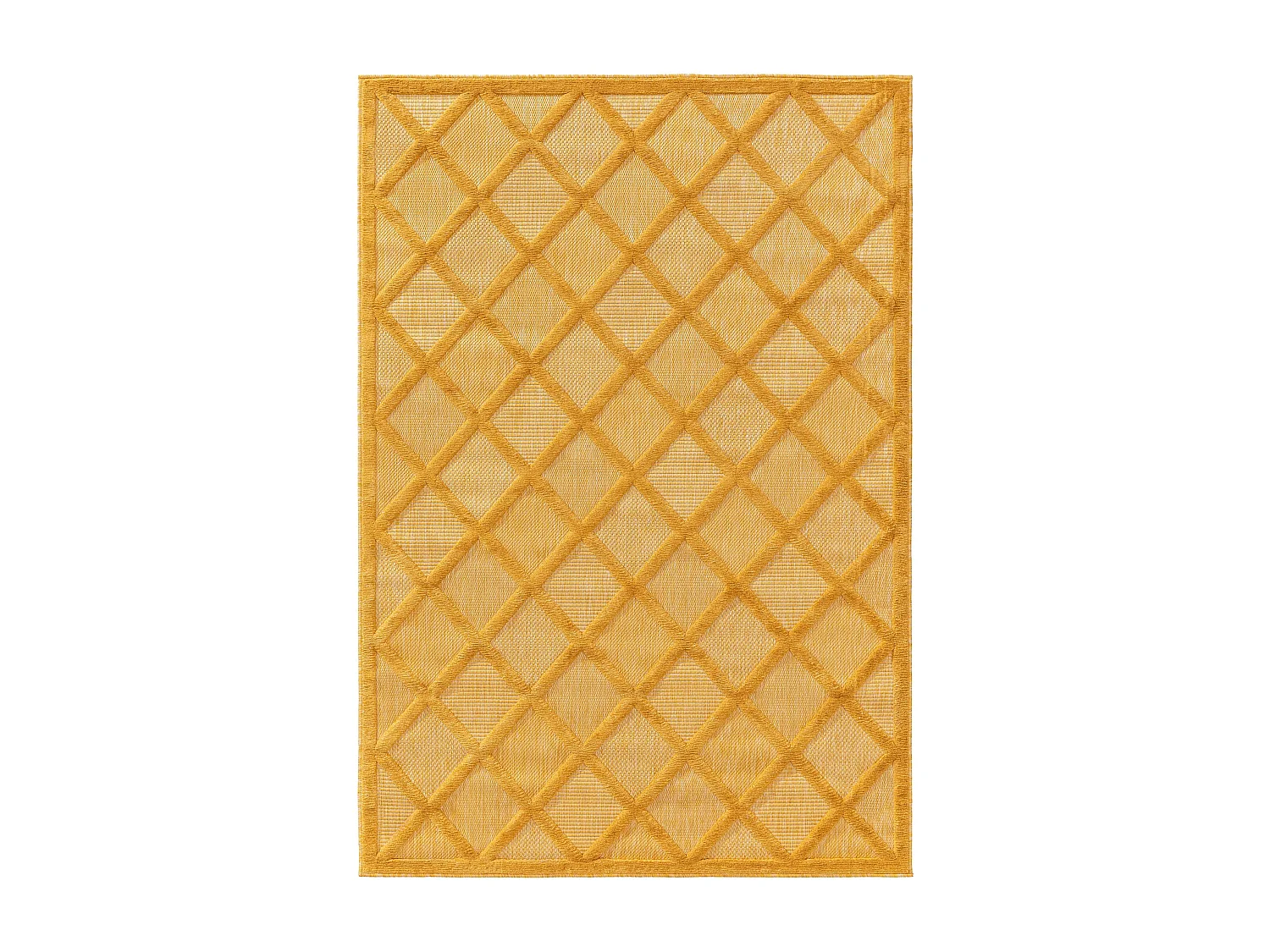 Tapis d'extérieur & intérieur Bonte Jaune 200x290 cm