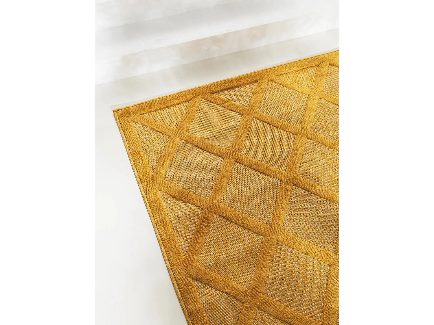 Tapis d'extérieur & intérieur Bonte Jaune 200x290 cm