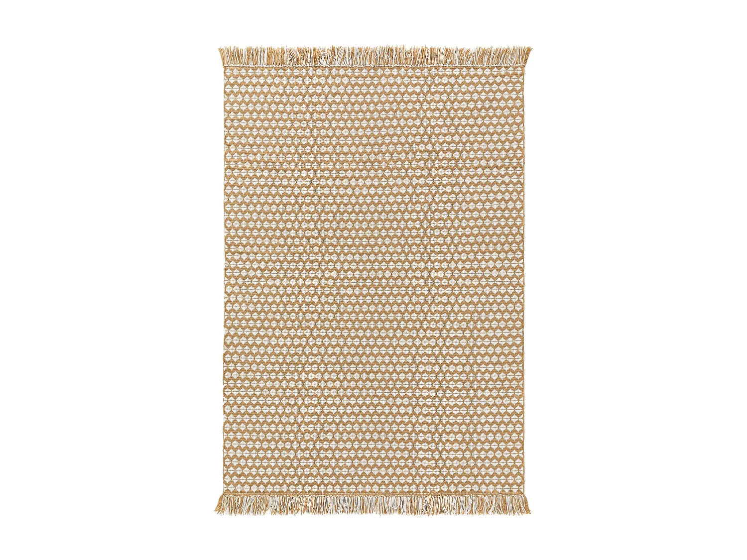 Tapis fabriqué à partir de matériaux recyclés Morty Jaune 200x300 cm