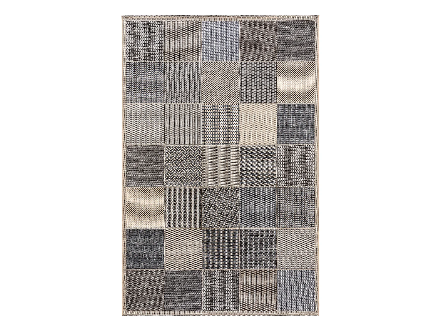 Tapis d'extérieur & intérieur River Bleu 133x190 cm