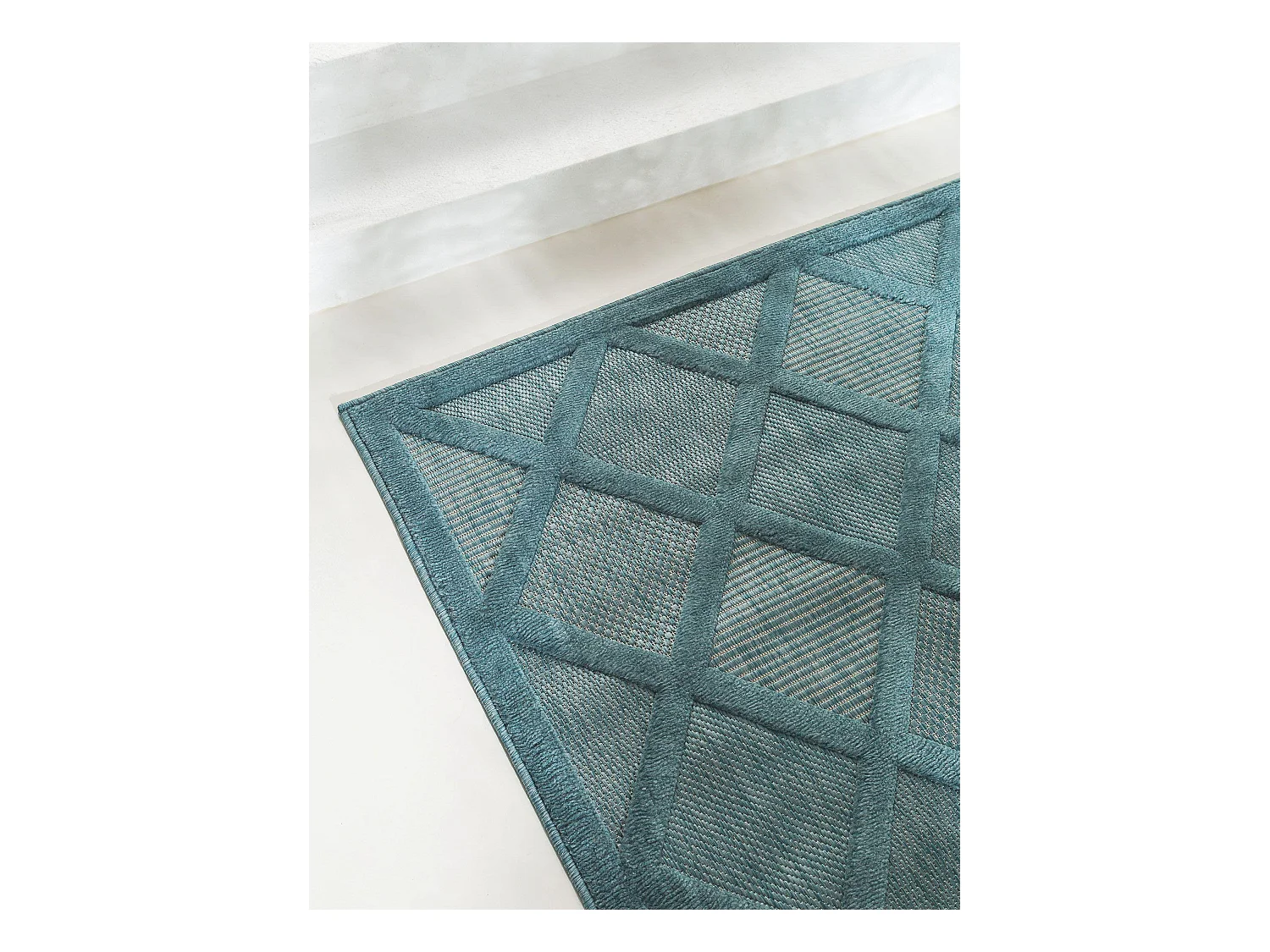 Tapis d'extérieur & intérieur Bonte Turquoise 120x170 cm