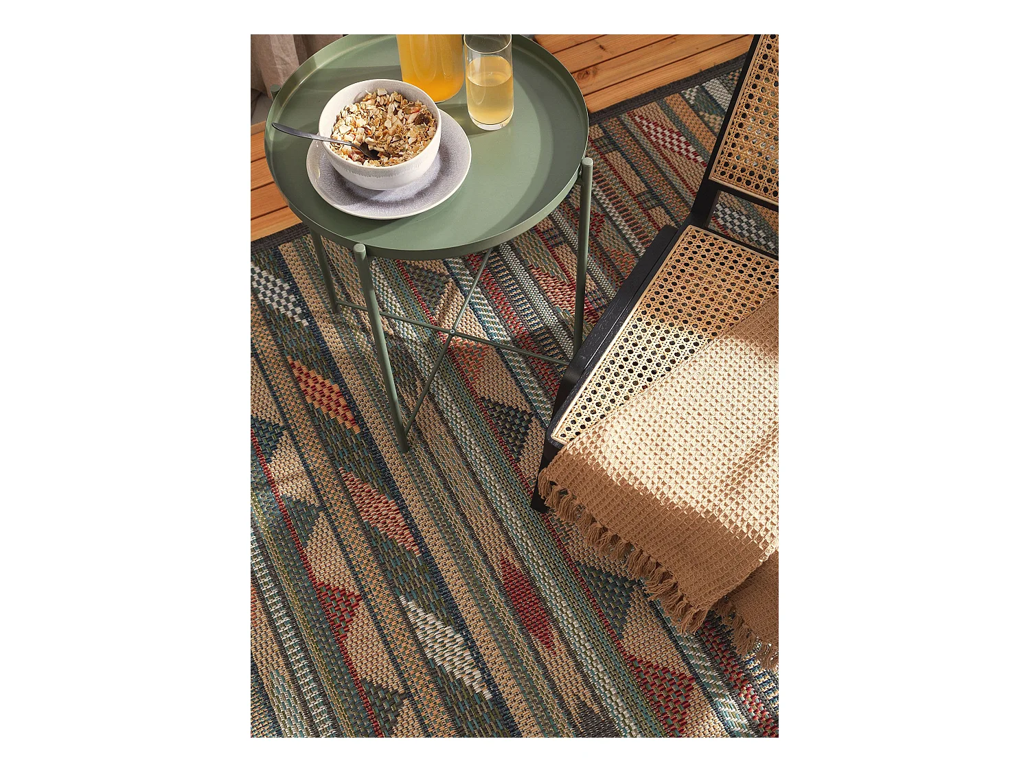 Tapis d'extérieur & intérieur Mirena Multicouleur 160x230 cm