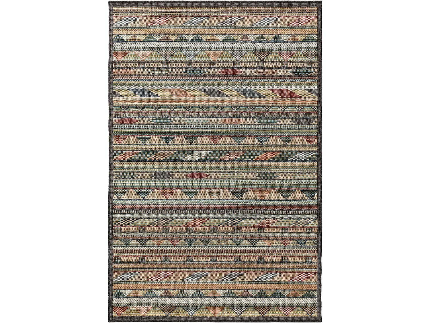 Tapis d'extérieur & intérieur Mirena Multicouleur 160x230 cm