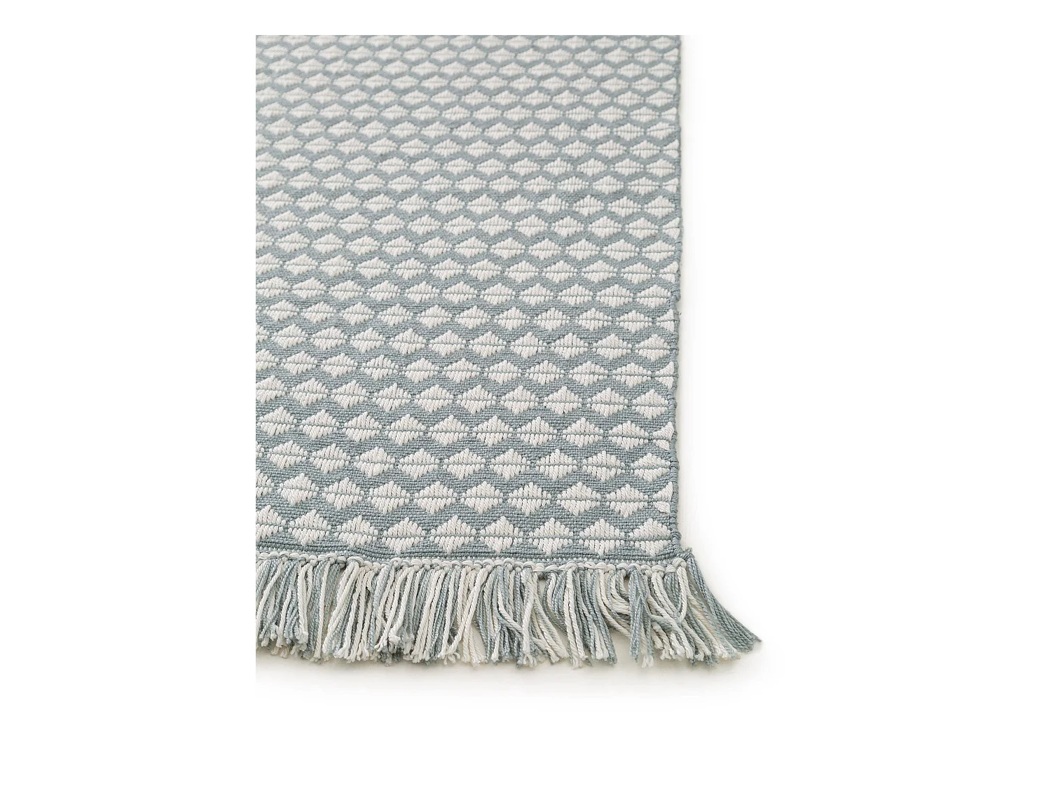 Tapis fabriqué à partir de matériaux recyclés Morty Bleu 200x300 cm