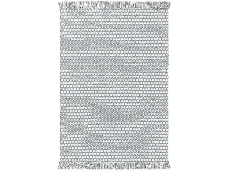 Tapis fabriqué à partir de matériaux recyclés Morty Bleu 200x300 cm