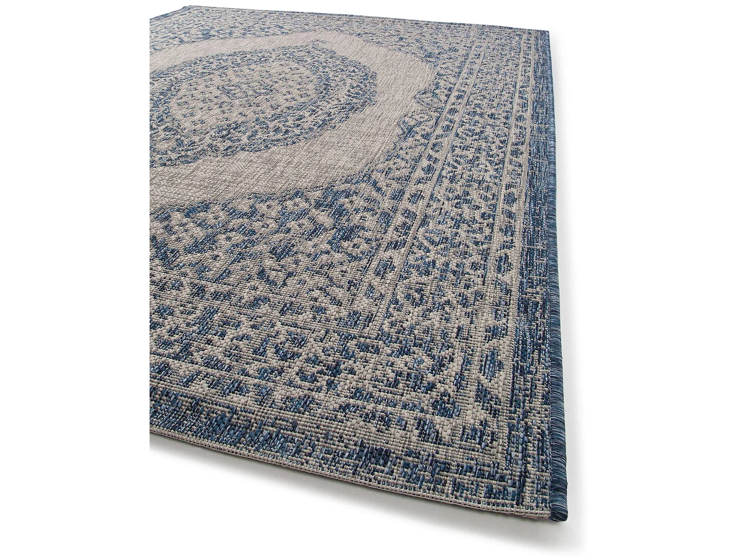 Tapis d'extérieur & intérieur Cleo Bleu 300x400 cm