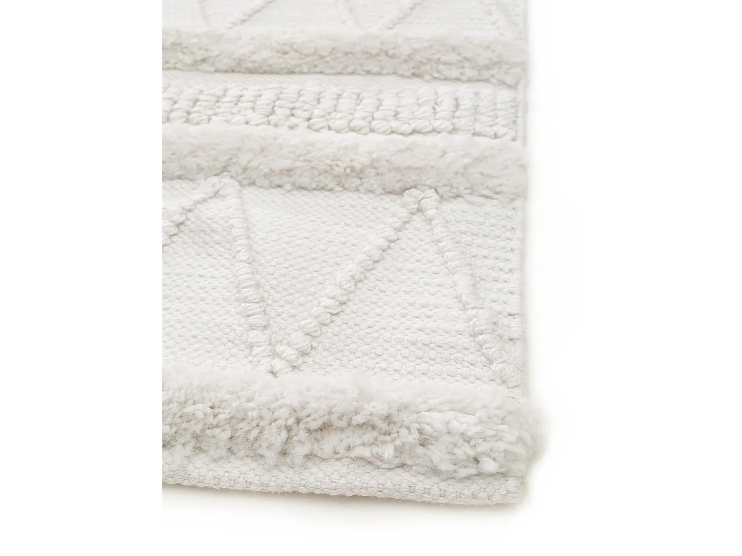 Tapis fabriqué à partir de matériaux recyclés Toni Ivory 200x300 cm