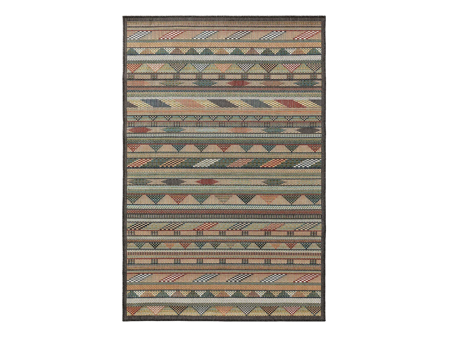 Tapis d'extérieur & intérieur Mirena Multicouleur 80x150 cm