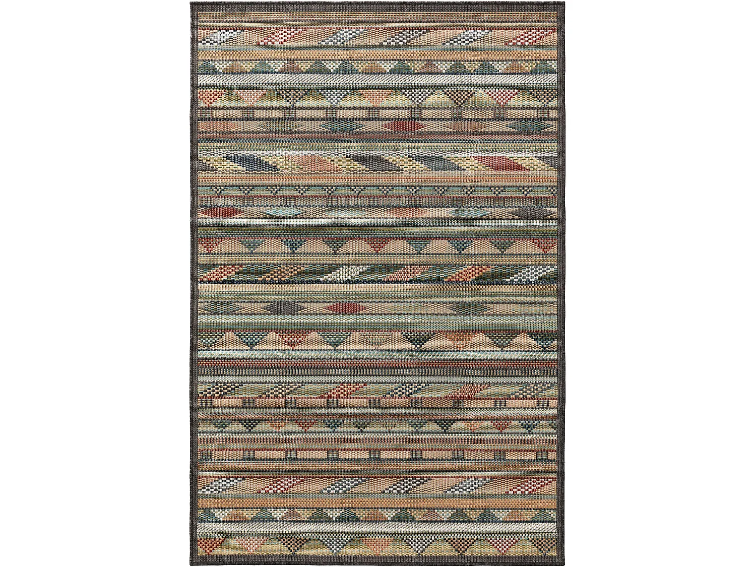 Tapis d'extérieur & intérieur Mirena Multicouleur 80x150 cm