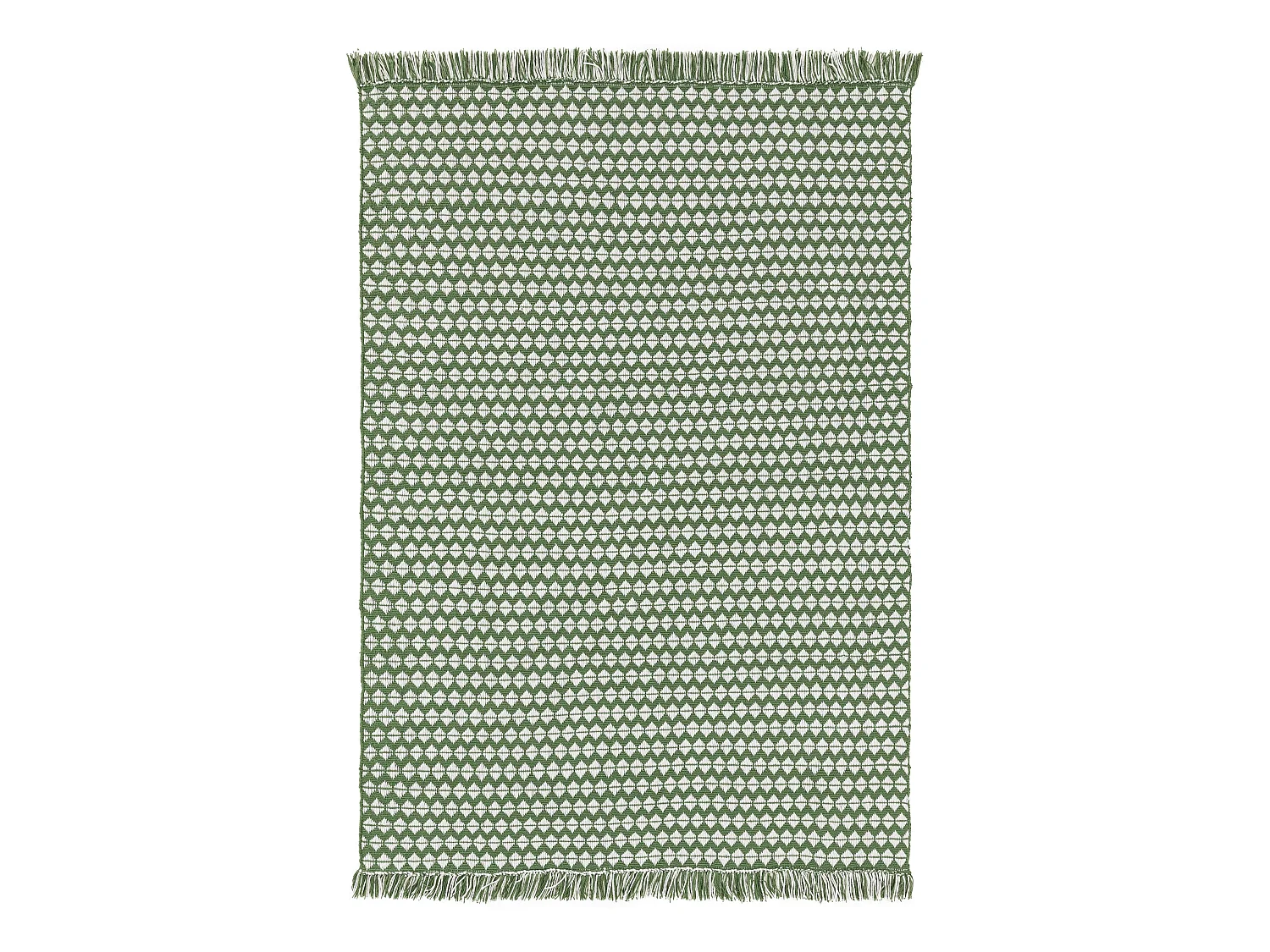 Tapis fabriqué à partir de matériaux recyclés Morty Vert 200x300 cm