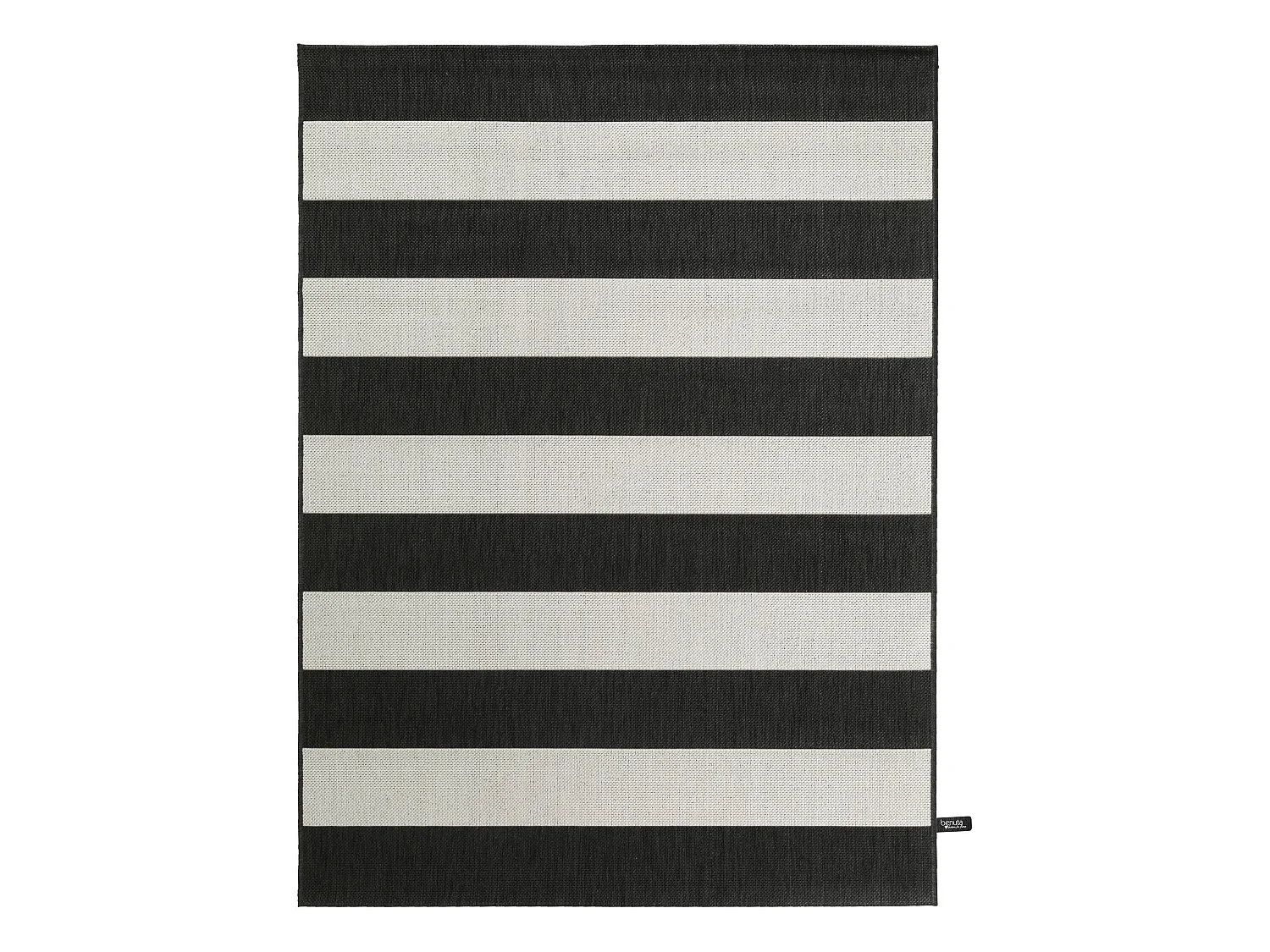 Tapis d'extérieur & intérieur Metro Noir 160x230 cm