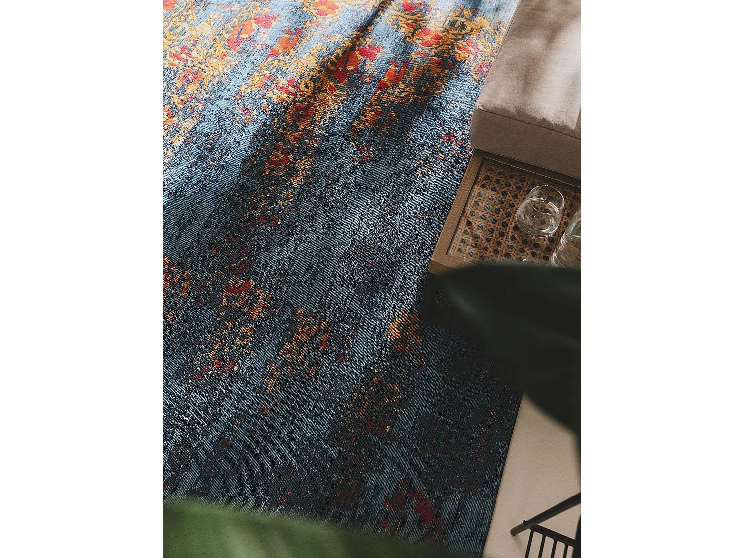 Tapis d'extérieur & intérieur Artis Multicouleur/Bleu 240x340 cm