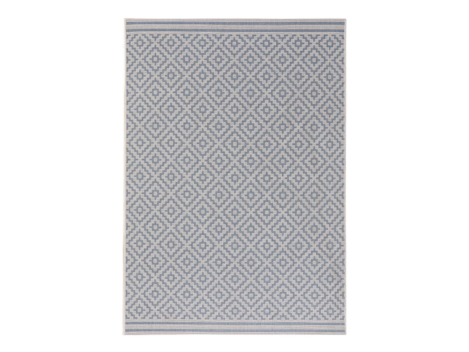Tapis d'extérieur & intérieur Metro Bleu 200x290 cm