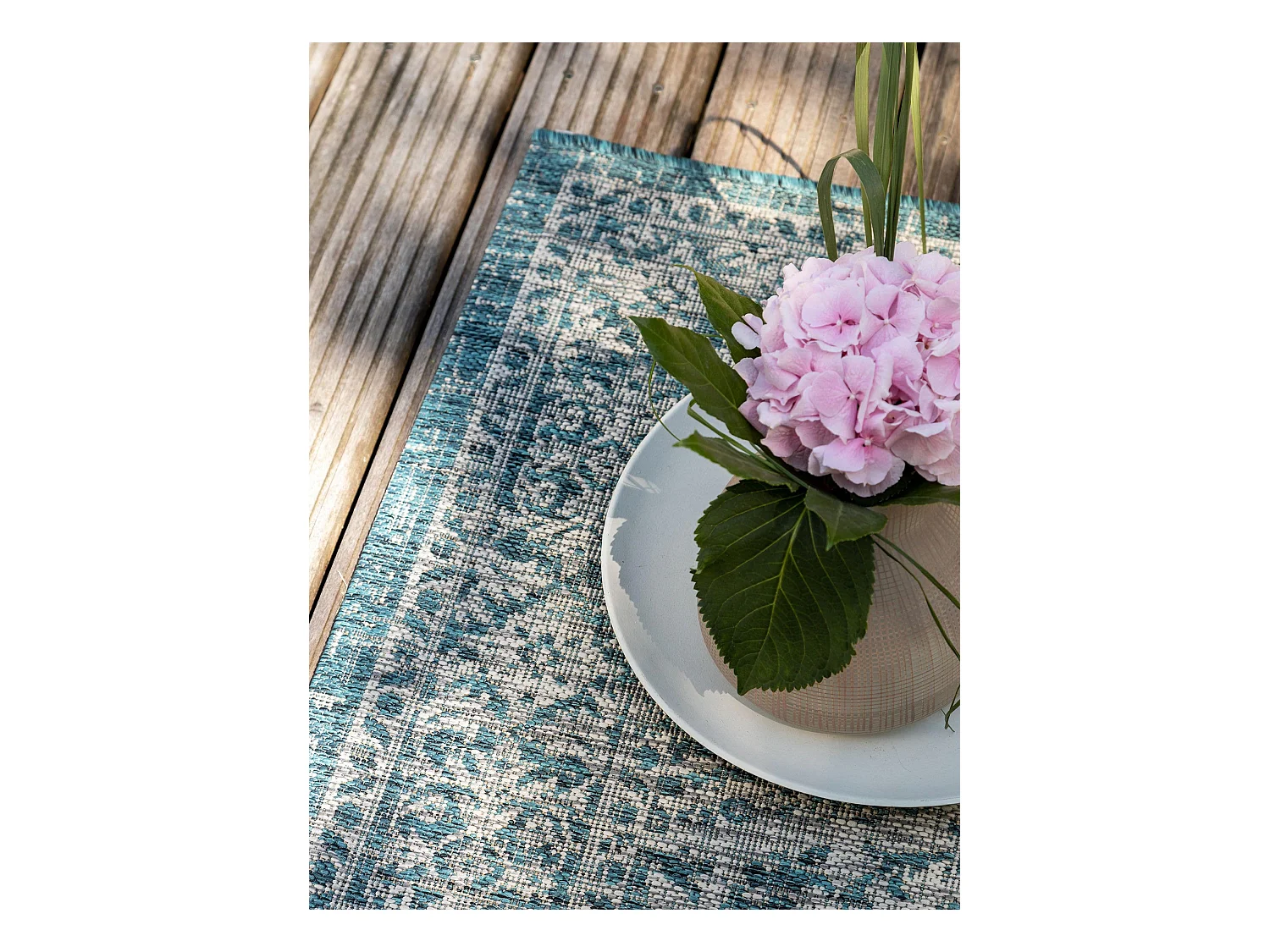 Tapis d'extérieur & intérieur Cleo Bleu 240x340 cm