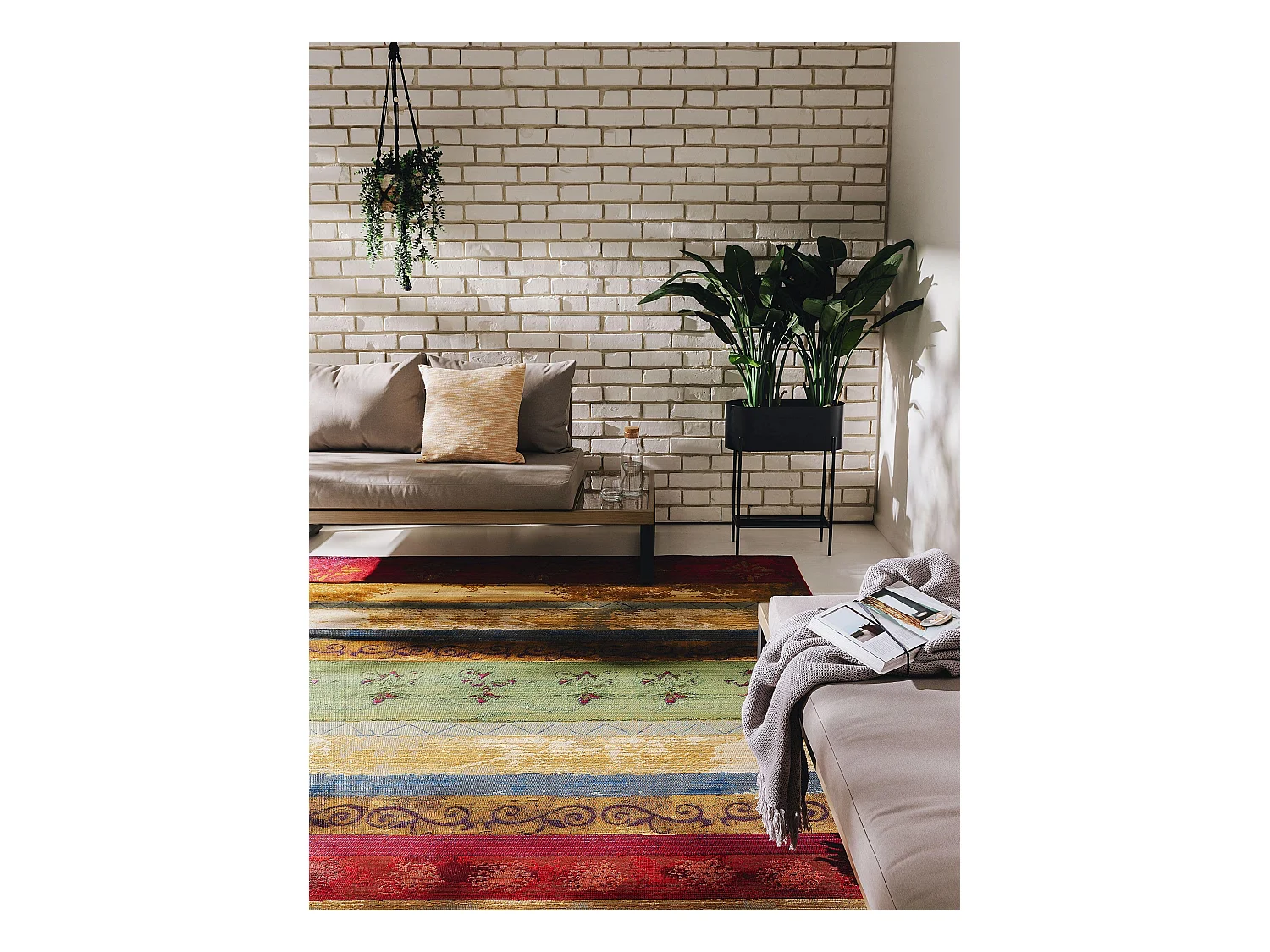 Tapis d'extérieur & intérieur Artis Multicouleur 160x235 cm